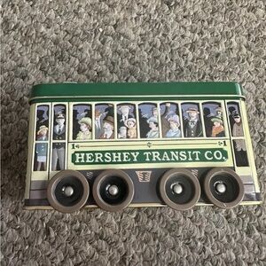 2002 Hershey Transit Co. Vehicle Series Canister Tin #3 Trolley Wheels Move